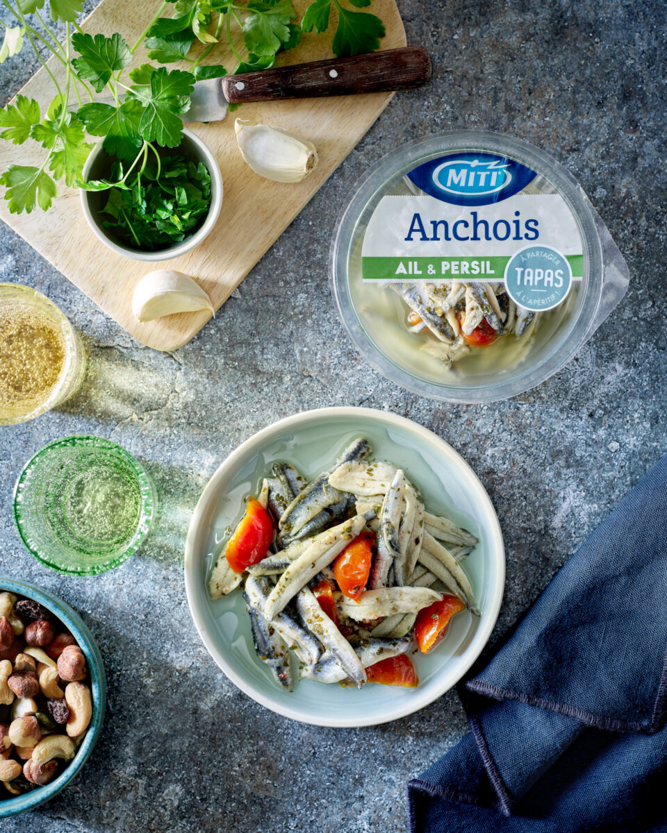 Anchois sauce Ail & persil Miti